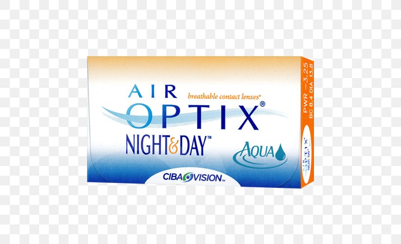 O2 Optix Contact Lenses Air Optix NIGHT & DAY AQUA Optometry, PNG, 500x500px, O2 Optix, Acuvue, Astigmatism, Brand, Ciba Vision Download Free