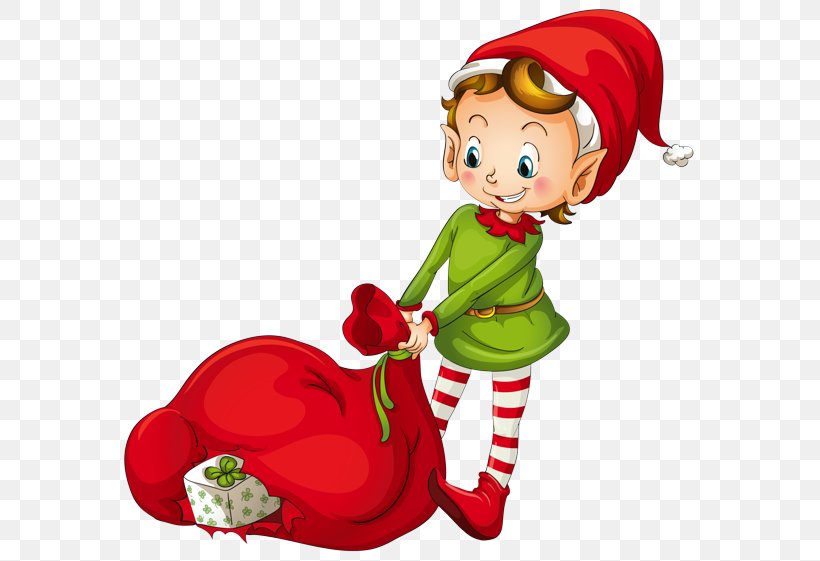 Santa Claus, PNG, 600x561px, Cartoon, Christmas, Christmas Elf, Christmas Eve, Fictional Character Download Free