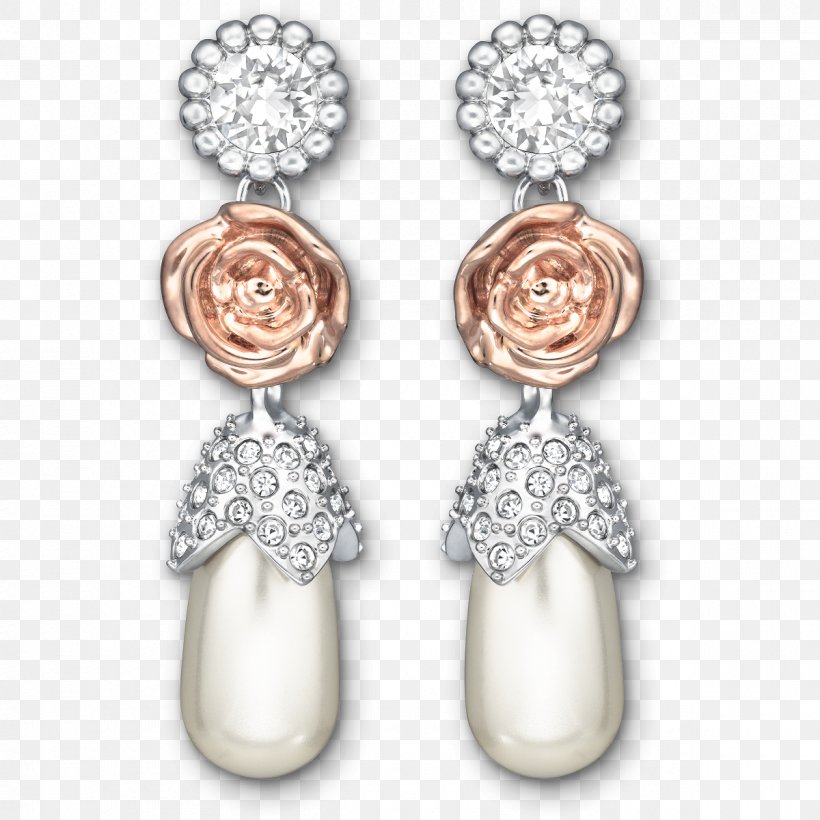 Earring Pearl Jewellery Gold Swarovski AG, PNG, 1200x1200px, Earring, Bead, Body Jewelry, Bracelet, Charms Pendants Download Free