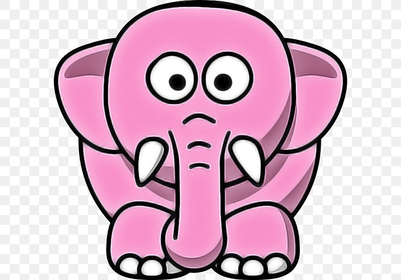 Elephant, PNG, 600x573px, Elephant, Cartoon, Cheek, Elephants And Mammoths, Head Download Free