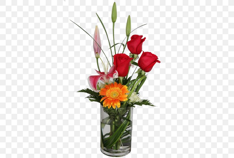 Garden Roses Floral Design Vase Flower Bouquet Cut Flowers, PNG, 597x555px, Watercolor, Cartoon, Flower, Frame, Heart Download Free