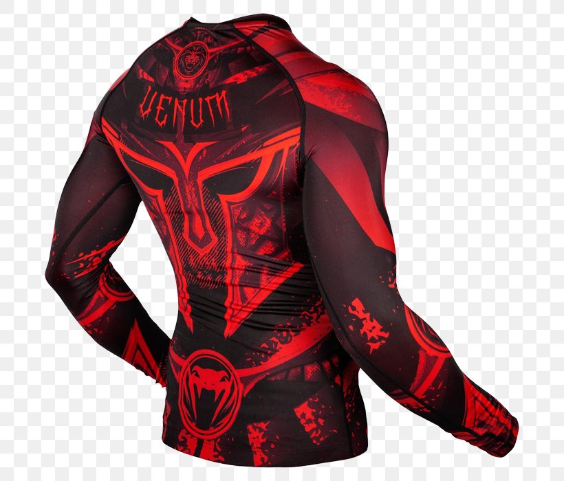 Rash Guard Venum Gladiator Mixed Martial Arts Sport, PNG, 700x700px, Rash Guard, Arm, Brazilian Jiujitsu, Clothing, Combat Download Free