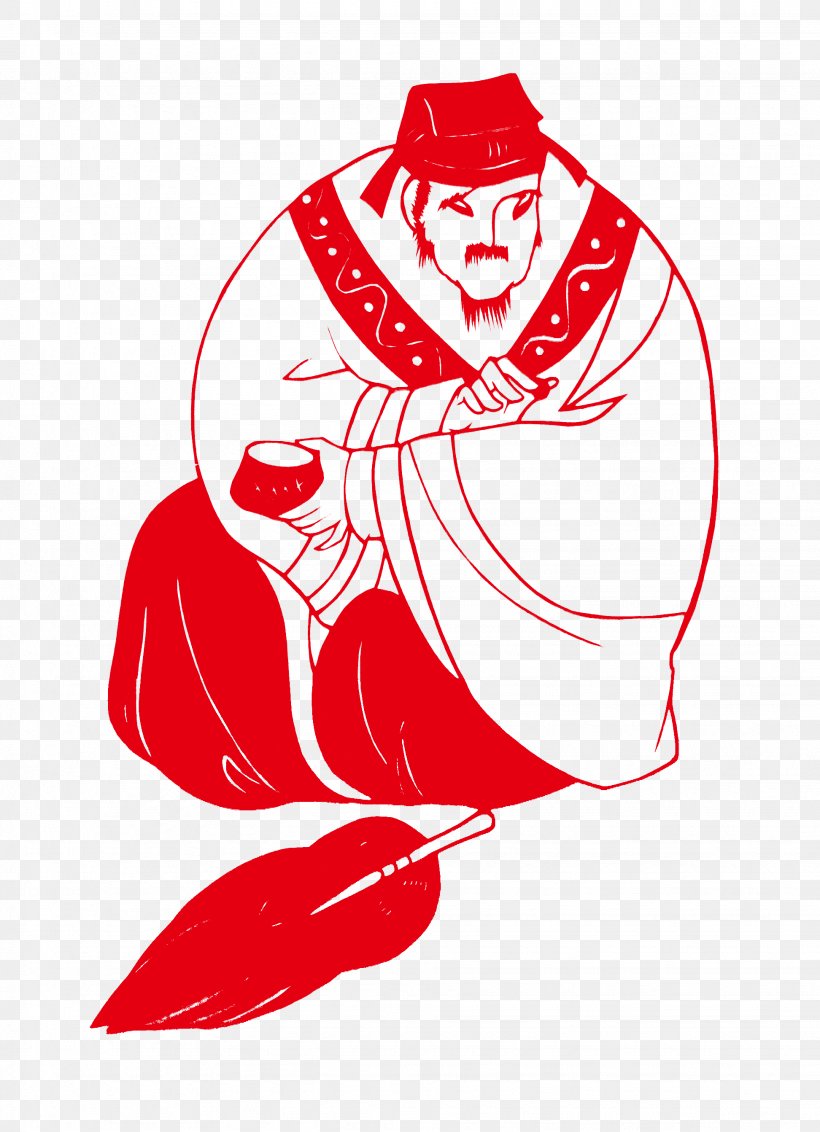 Water Margin U5730u9b41u661f U795eu673au519bu5e08u6731u6b66 Papercutting Illustration, PNG, 1944x2685px, Watercolor, Cartoon, Flower, Frame, Heart Download Free