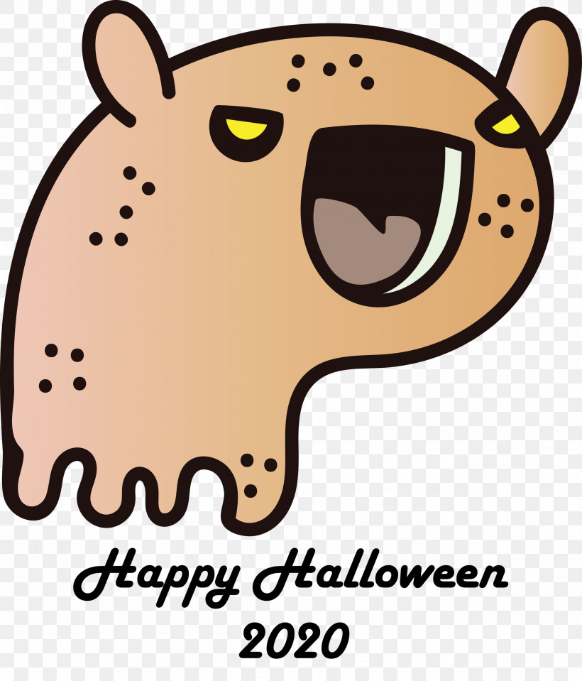 2020 Happy Halloween, PNG, 2564x3000px, 2020 Happy Halloween, Cartoon, Meter, Snout Download Free