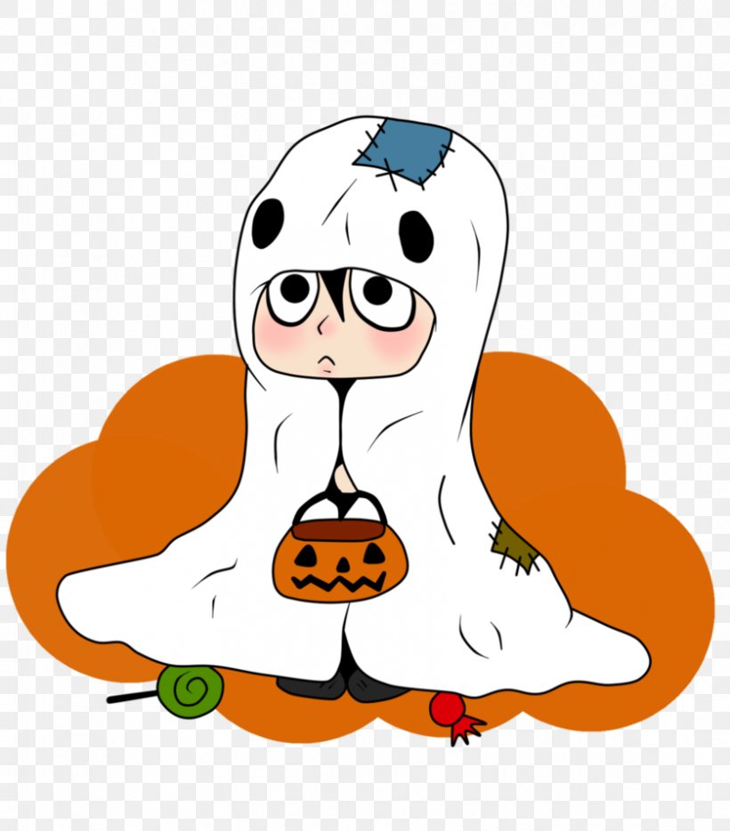 Halloween Ghost October 31 Trick-or-treating Jack-o'-lantern, PNG, 837x954px, Halloween, Art, Artwork, Cartoon, Deviantart Download Free