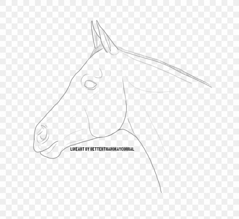 Mane Mustang Pack Animal Line Art Sketch, PNG, 900x823px, Mane, Artwork, Black And White, Bridle, Cartoon Download Free