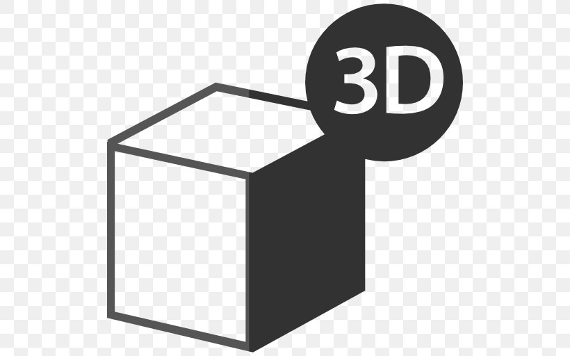 3D Printing 3D Computer Graphics Printer, PNG, 512x512px, 3d Computer Graphics, 3d Printing, Black, Furniture, Logo Download Free