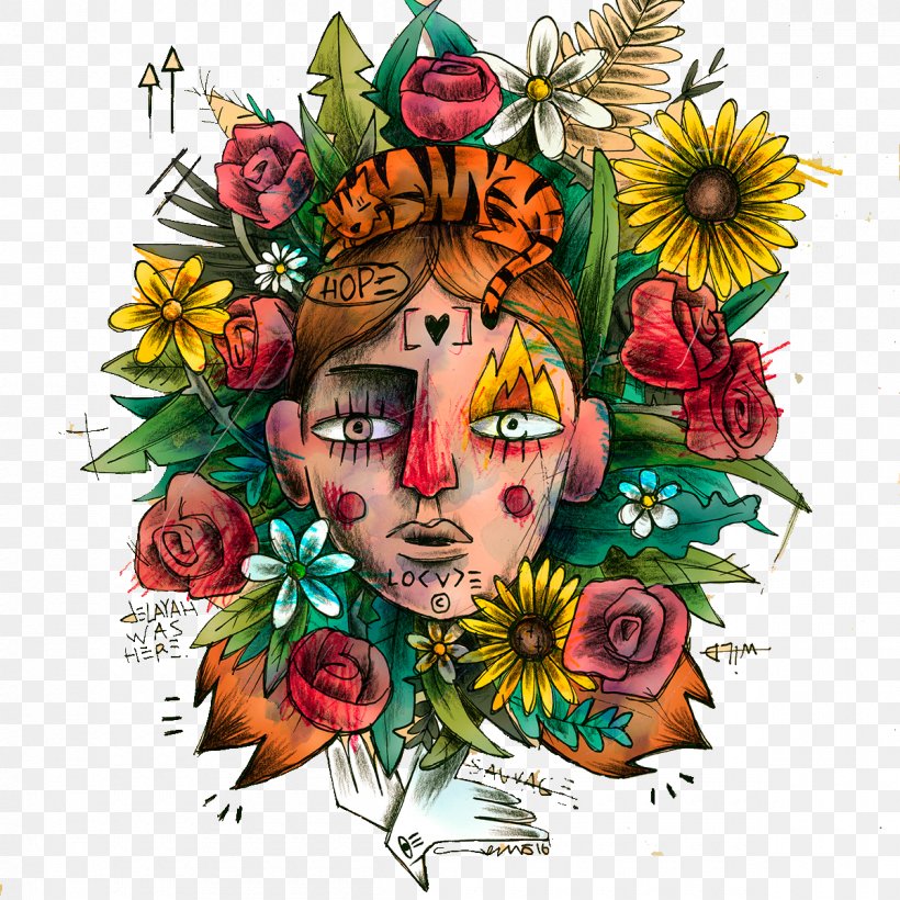 Floral Design Halloween Flower Wreath Illustration, PNG, 1200x1200px, Floral Design, Art, Creativity, Cut Flowers, Designer Download Free