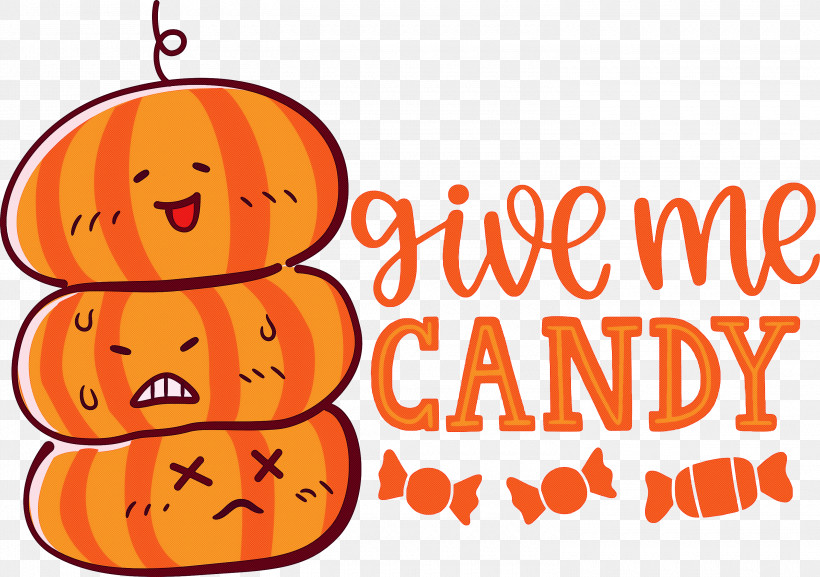 Give Me Candy Halloween Trick Or Treat, PNG, 3000x2113px, Give Me Candy, Cartoon, Fruit, Geometry, Halloween Download Free