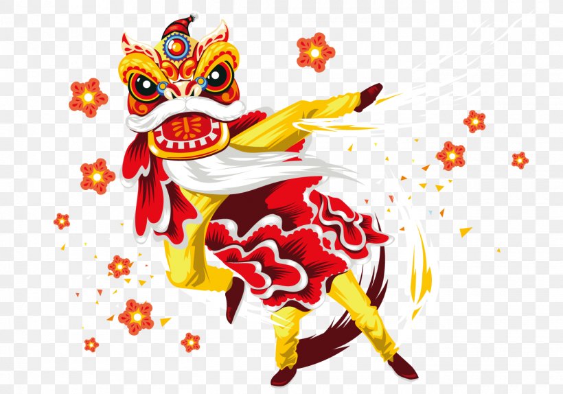 Lion Dance Chinese New Year Dragon Dance Poster, PNG, 1400x980px, Lion, Art, Chinese Dragon, Chinese New Year, Dance Download Free
