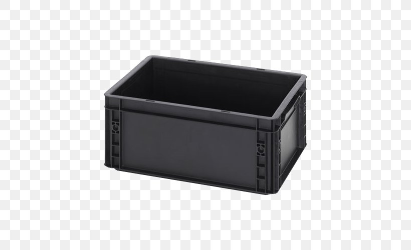 Plastic Box Packaging And Labeling Container Pallet, PNG, 600x500px, Plastic, Black, Box, Container, Europe Download Free