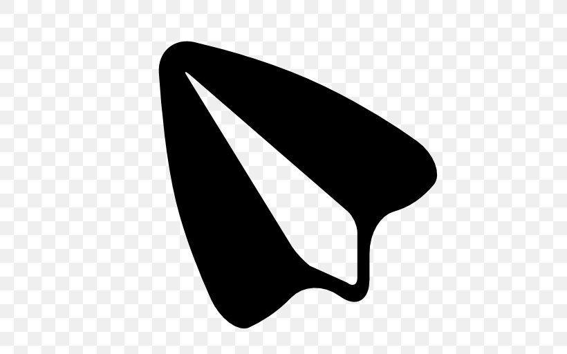 Airplane Paper Plane, PNG, 512x512px, Airplane, Black, Black And White, Logo, Paper Download Free