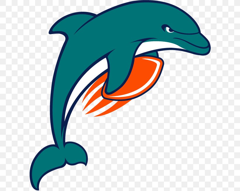 Common Bottlenose Dolphin Tucuxi Miami Dolphins NFL Clip Art, PNG, 624x652px, Common Bottlenose Dolphin, American Football, Animal, Artwork, Beak Download Free