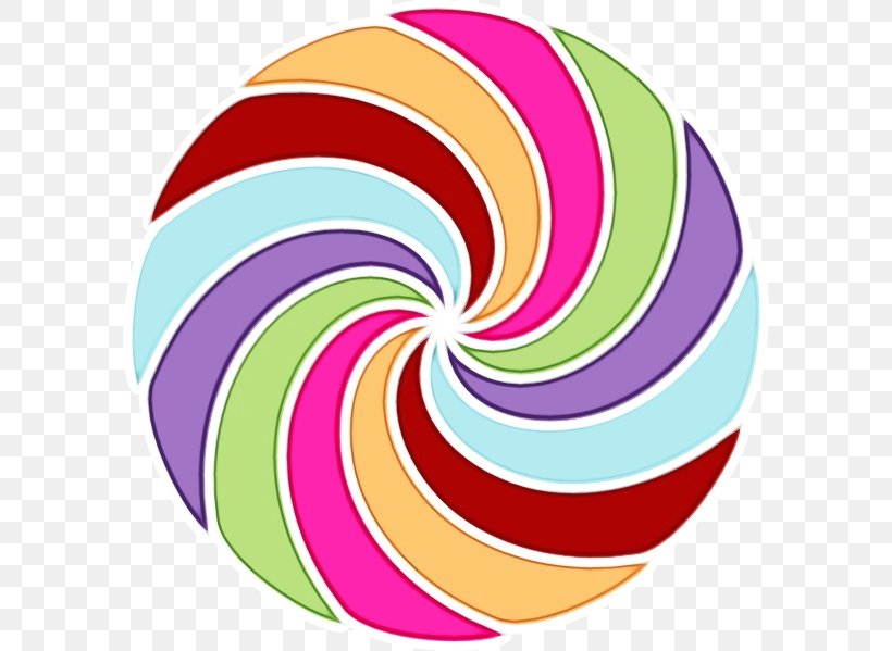 Line Clip Art Circle Spiral Pattern, PNG, 594x599px, Watercolor, Confectionery, Magenta, Paint, Plate Download Free