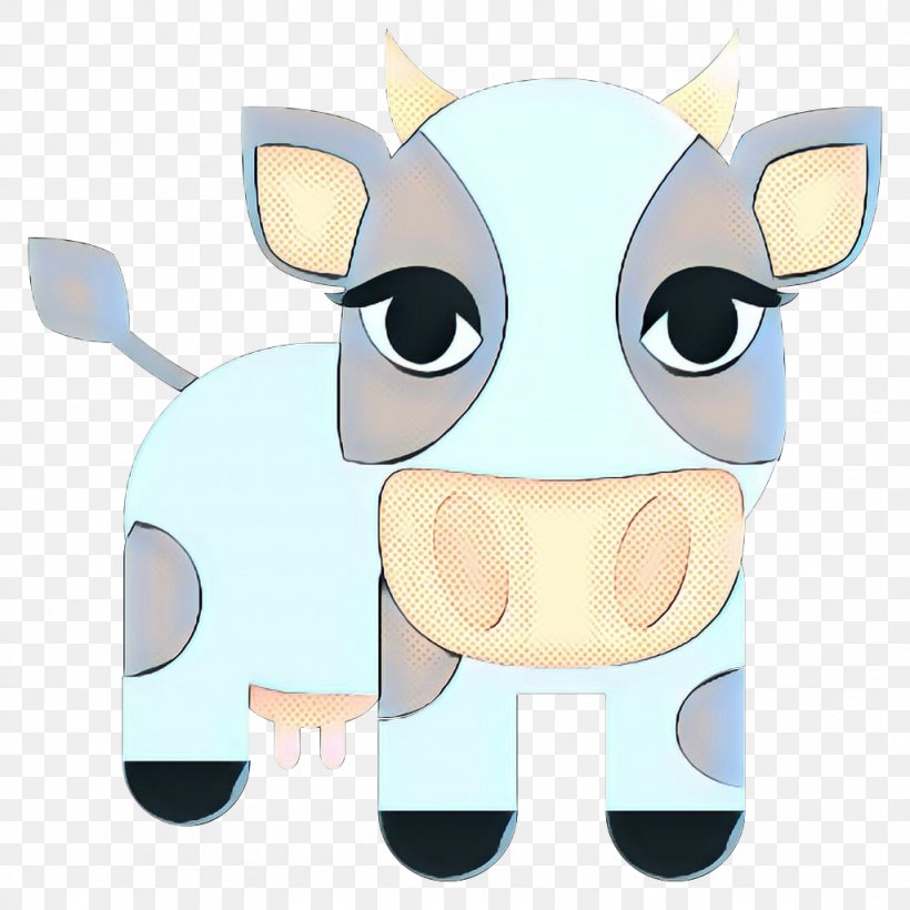 Cartoon Clip Art Nose Snout Dairy Cow, PNG, 1024x1024px, Pop Art, Bovine, Cartoon, Dairy Cow, Fawn Download Free