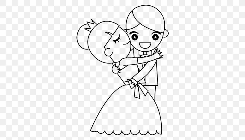 Coloring Book Wedding Drawing Bride Animaatio, PNG, 600x470px, Watercolor, Cartoon, Flower, Frame, Heart Download Free