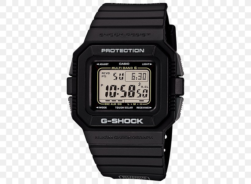 G-Shock Watch Casio Tough Solar Water Resistant Mark, PNG, 500x600px, Gshock, Black, Brand, Casio, Casio Wave Ceptor Download Free