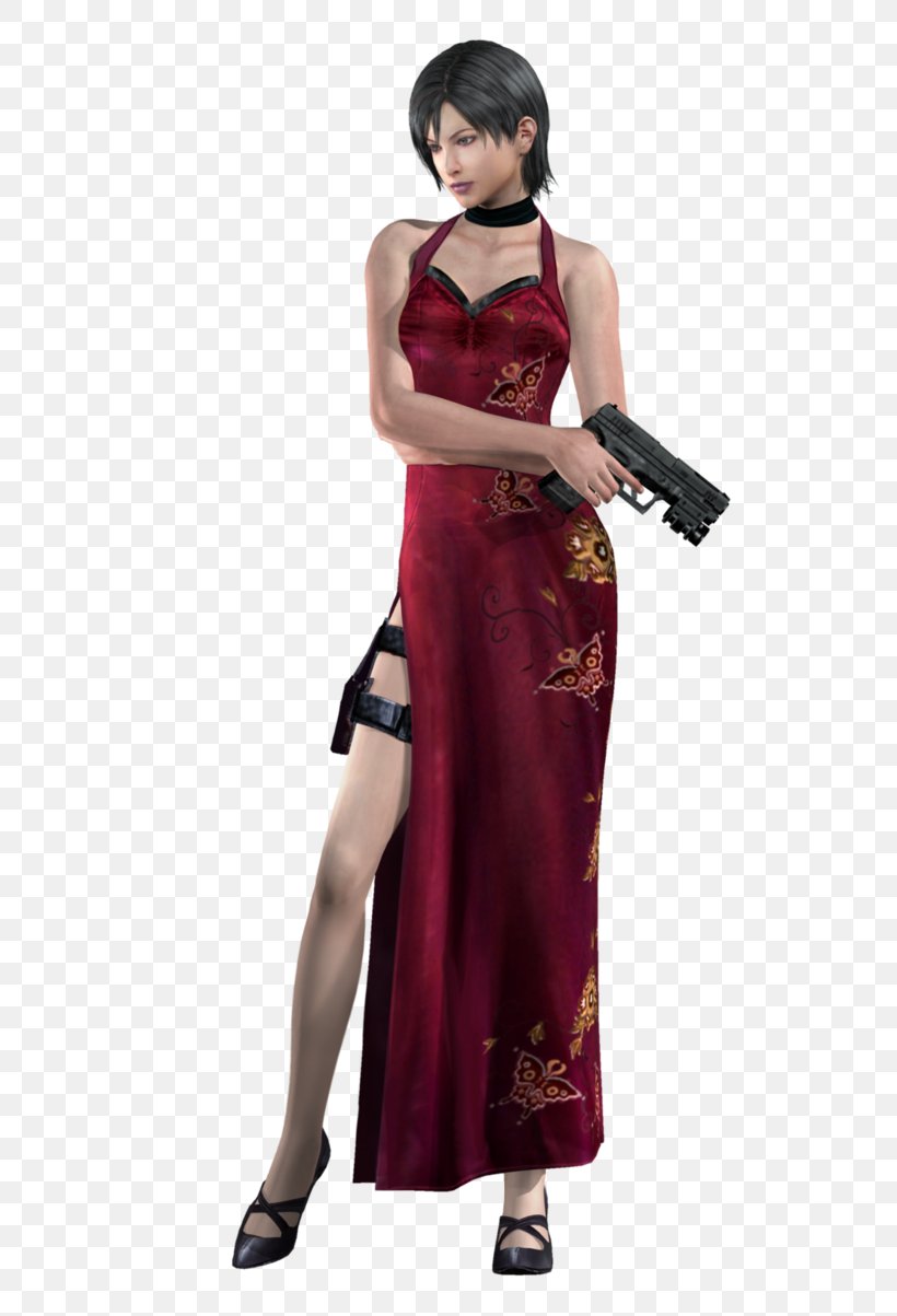 Resident Evil 4 Resident Evil 6 Ada Wong Jill Valentine, PNG, 664x1203px, Watercolor, Cartoon, Flower, Frame, Heart Download Free