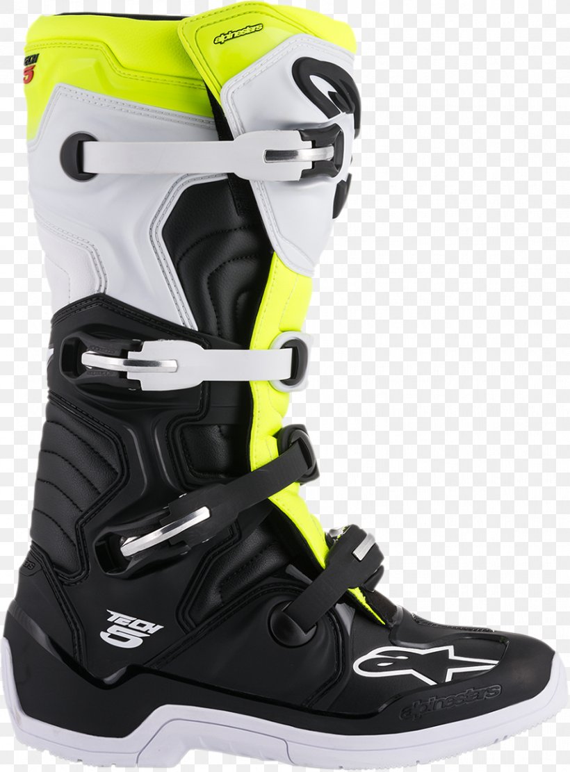 Alpinestars Tech 5 Boots Motocross Motorcycle, PNG, 857x1162px, Alpinestars, Athletic Shoe, Black, Blue, Boot Download Free