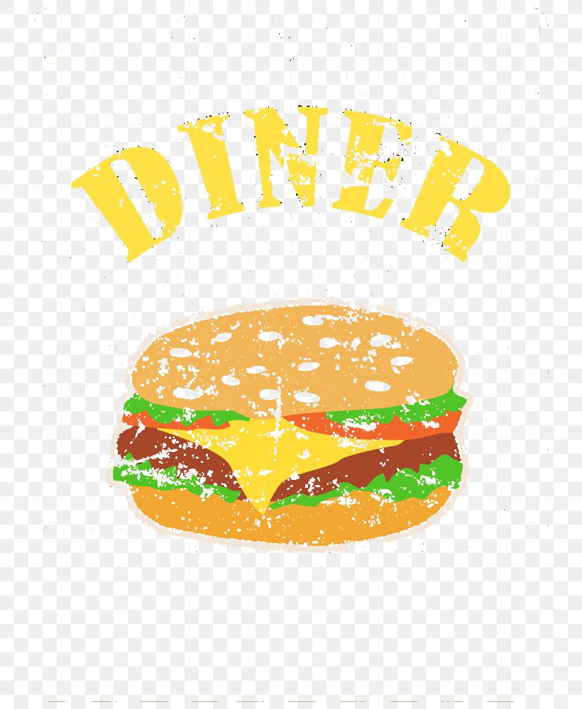 Fast Food Hamburger Cheeseburger Pizza Illustration, PNG, 745x1000px, Fast Food, Cheeseburger, Cuisine, Explodedview Drawing, Food Download Free