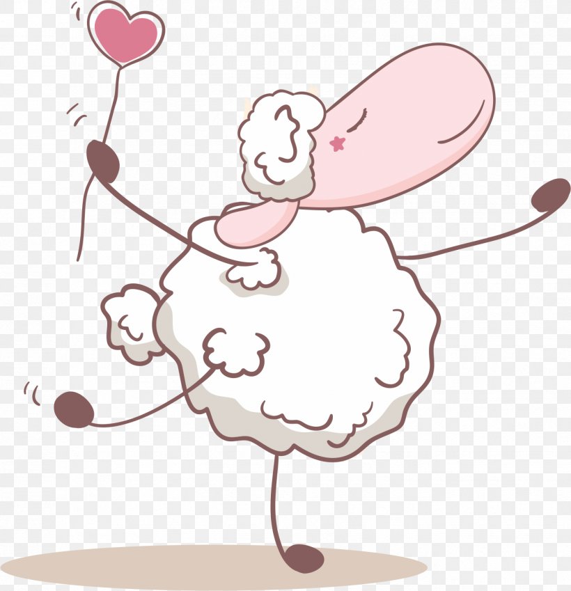 Sheep Royalty-free Clip Art, PNG, 1326x1374px, Watercolor, Cartoon, Flower, Frame, Heart Download Free