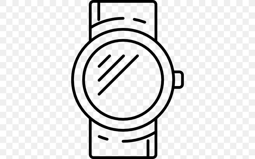 Smartwatch Android, PNG, 512x512px, Watch, Android, Area, Black And White, Clock Download Free