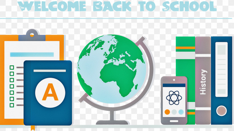 Welcome Back To School Back To School, PNG, 3000x1685px, Welcome Back To School, Back To School, Cartoon, Drawing, Flat Design Download Free