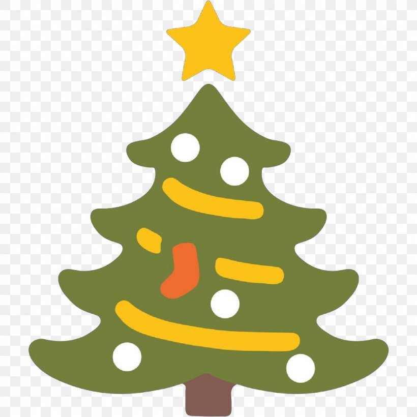 Christmas Tree Emoji, PNG, 1024x1024px, Emoji, Art Emoji, Christmas Day, Christmas Decoration, Christmas Lights Download Free