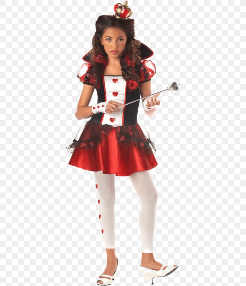Girls Tween Queen Of Hearts Costume Halloween Costume Clothing, PNG, 600x951px, Watercolor, Cartoon, Flower, Frame, Heart Download Free