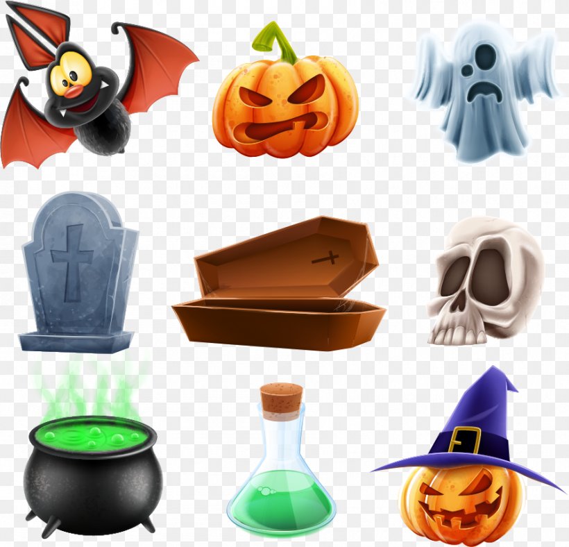 Halloween Jack-o'-lantern Illustration, PNG, 892x858px, Halloween, Cartoon, Clip Art, Food, Jack O Lantern Download Free