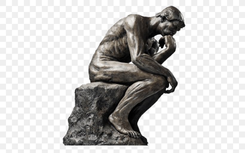 The Thinker Thought Mobile App Android Application Package Image, PNG, 512x512px, Thinker, Android, Bronze, Bronze Sculpture, Classical Sculpture Download Free