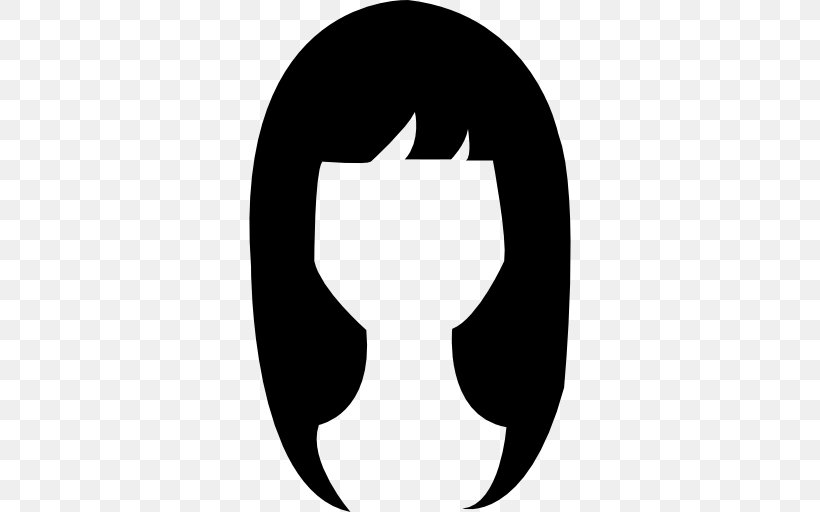 Black Hair Woman Beauty Parlour, PNG, 512x512px, Hair, Beauty Parlour, Black, Black And White, Black Hair Download Free