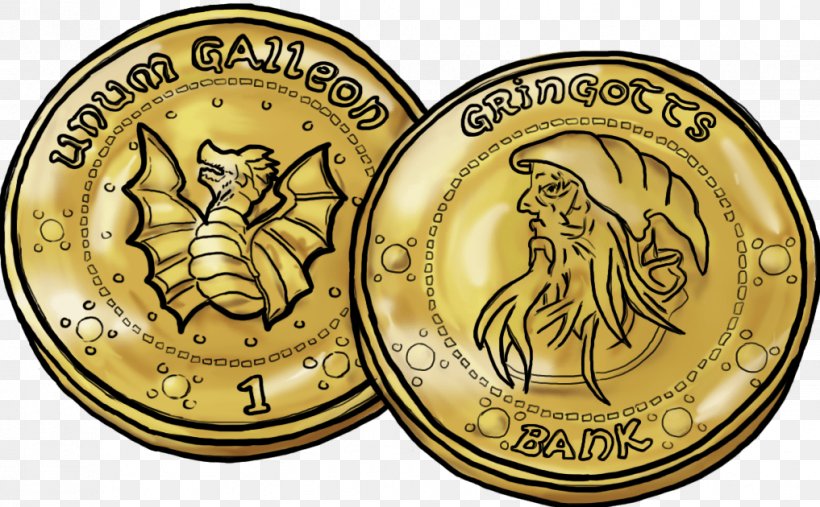 Harry Potter And The Escape From Gringotts Coin Gold, PNG, 1017x630px, Coin, Bank, Brass, Con Artist, Currency Download Free