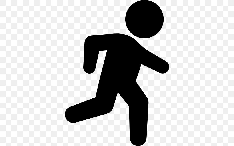 Running Man, PNG, 512x512px, Marathon, Black And White, Finger, Hand, Human Behavior Download Free