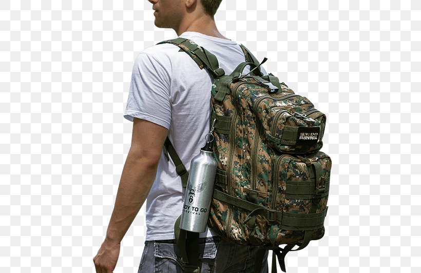 Bag Outdoor Survival Skills Survival Kit Survivalism, PNG, 476x532px, Bag, Arm, Backpack, Bugout Bag, Camping Download Free