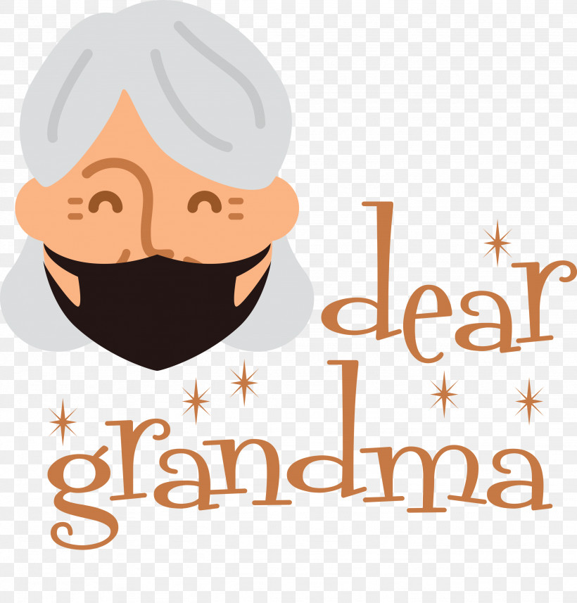 Hello Grandma Dear Grandma, PNG, 2868x3000px, Logo, Behavior, Cartoon, Geometry, Happiness Download Free