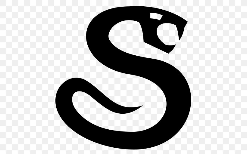 Logo Snake Symbol Clip Art, PNG, 512x512px, Logo, Area, Artwork, Black, Black And White Download Free