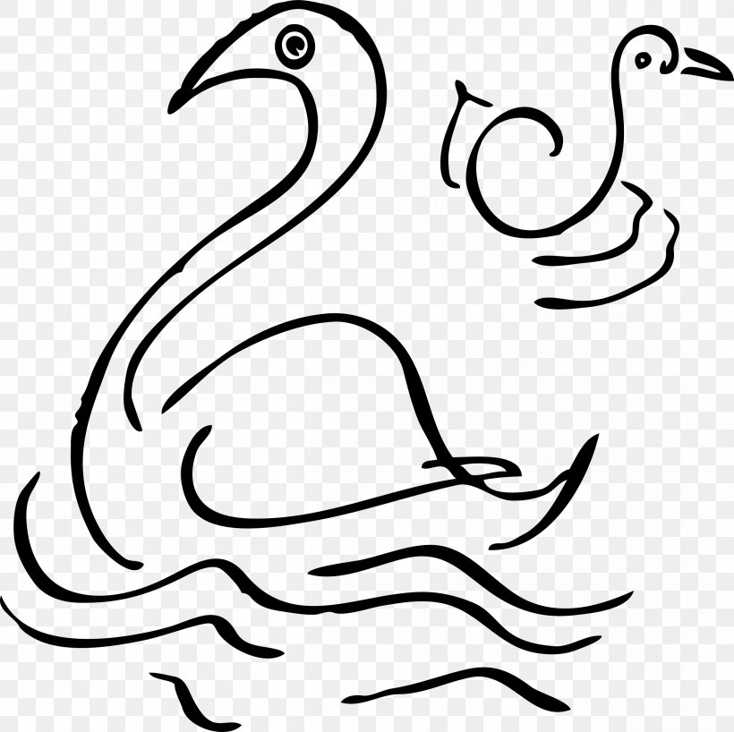 Mute Swan Bird Clip Art, PNG, 2400x2396px, Mute Swan, Art, Artwork, Beak, Bird Download Free