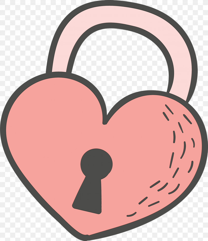 Padlock, PNG, 2579x3000px, Watercolor, M095, Padlock, Paint, Pink M Download Free