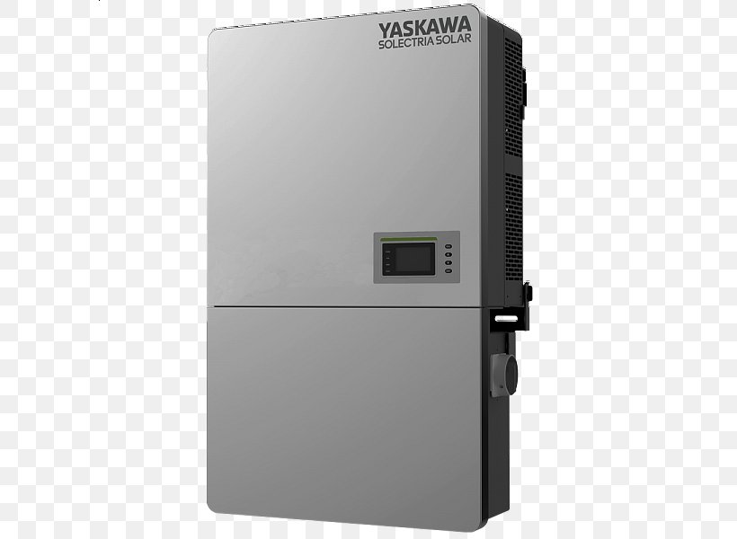 Yaskawa Solectria Solar Solar Inverter Power Inverters Photovoltaics Grid-tie Inverter, PNG, 600x600px, Yaskawa Solectria Solar, Electric Battery, Electrical Grid, Electricity, Electronics Download Free