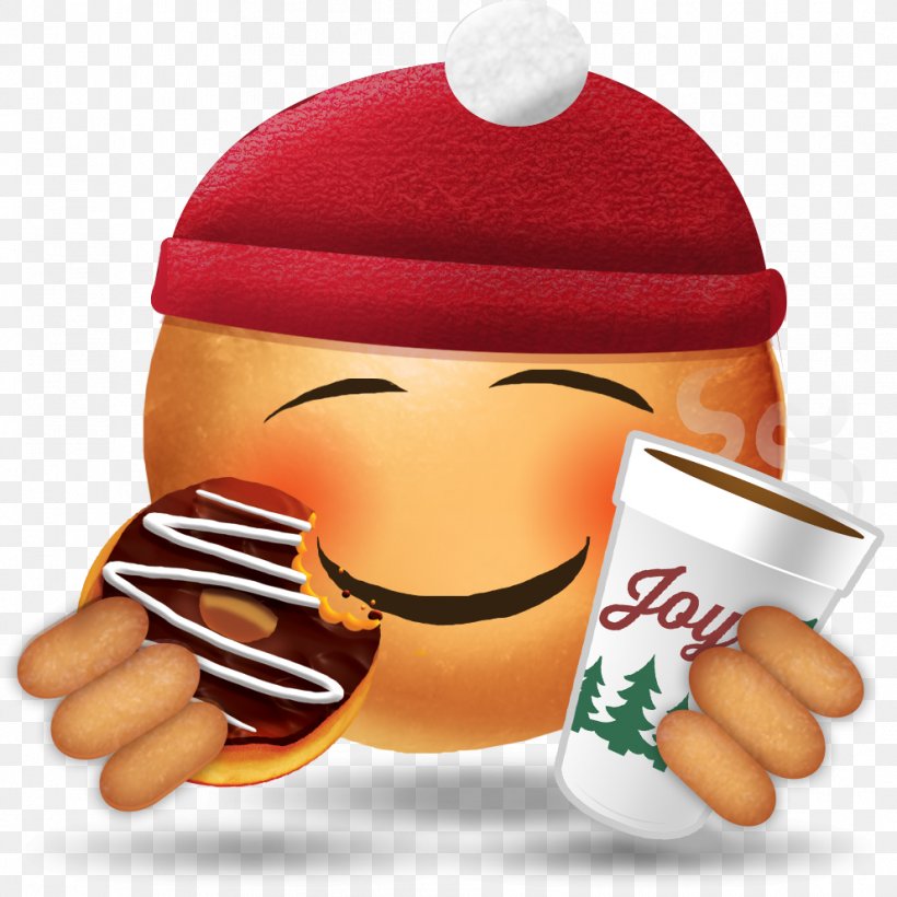 Dunkin' Donuts Emoji Emoticon Smiley, PNG, 992x993px, Donuts, Cake, Christmas Ornament, Cup, Dunkin Donuts Download Free