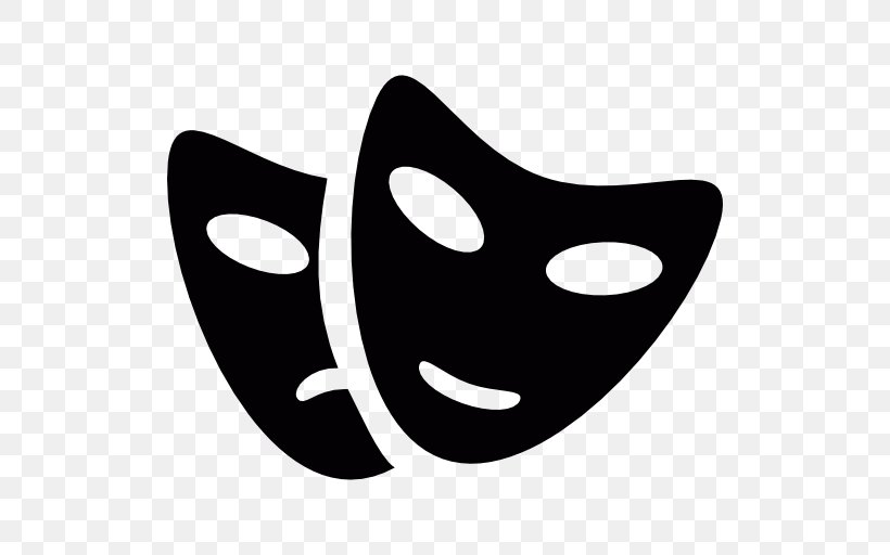 Musical Theatre Mask, PNG, 512x512px, Theatre, Art, Black, Black And White, Cat Download Free
