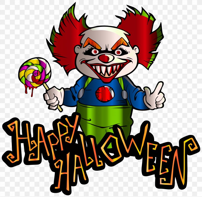 Halloween Clown Clip Art, PNG, 5920x5796px, Halloween, Animation, Art, Artwork, Cartoon Download Free