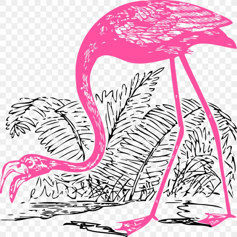 Bird Flamingo Illustration, PNG, 922x920px, Watercolor, Cartoon, Flower, Frame, Heart Download Free
