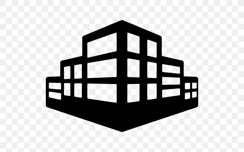 Building Skyscraper, PNG, 512x512px, Building, Biurowiec, Black And White, Brand, Commercial Building Download Free