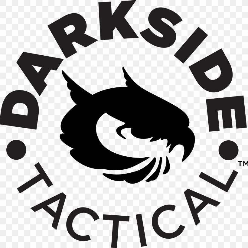 Darkside Tactical Group Gun Shop Logo Yext Graphic Design, PNG, 2723x2723px, Gun Shop, Area, Artwork, Black, Black And White Download Free
