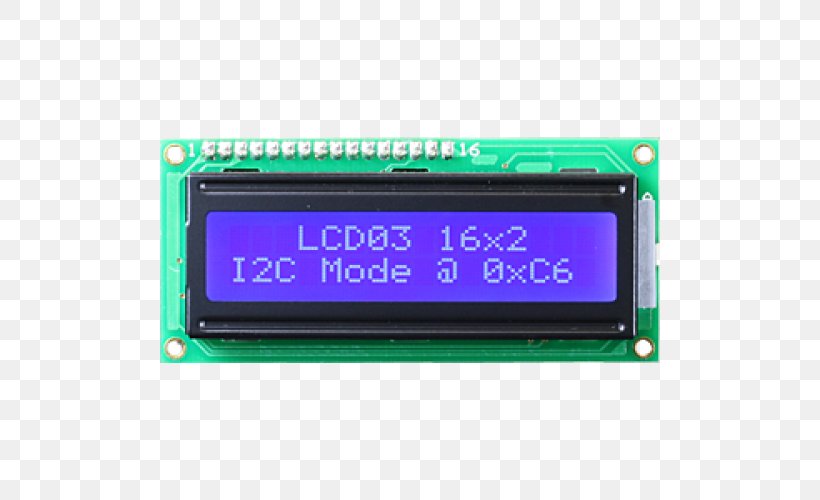 Display Device Laptop Electronics Liquid-crystal Display I²C, PNG, 500x500px, Display Device, Arduino, Backlight, Computer Monitors, Consumer Electronics Download Free