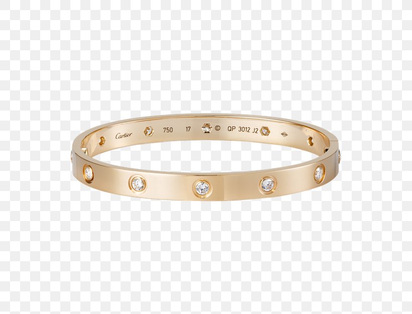 Love Bracelet Jewellery Bangle Cartier, PNG, 625x625px, Love Bracelet, Bangle, Bracelet, Brilliant, Carat Download Free