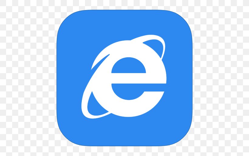Blue Area Text Symbol, PNG, 512x512px, Internet Explorer, Area, Blue, Brand, Computer Software Download Free