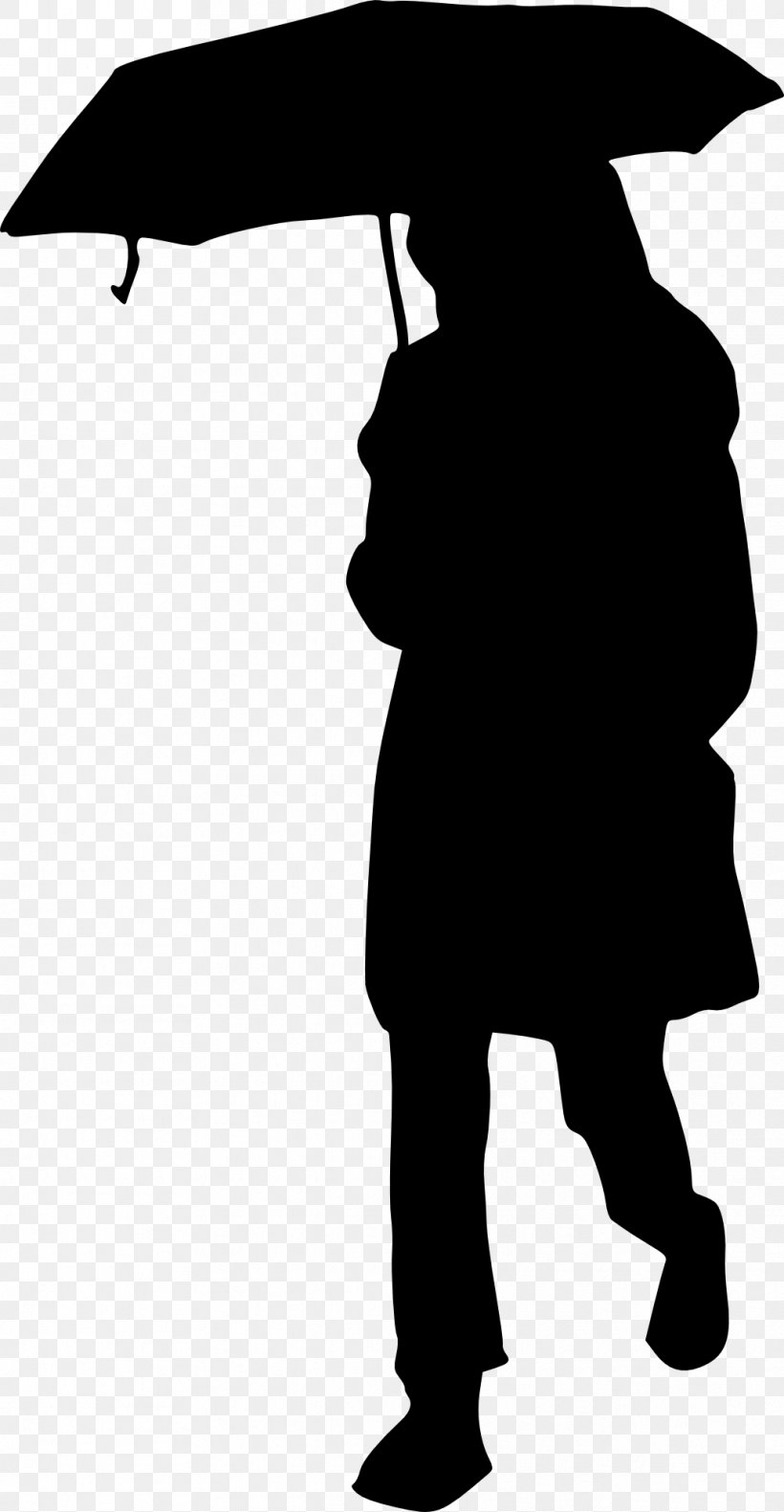 Silhouette Black And White Clip Art, PNG, 1037x2000px, Silhouette, Black, Black And White, Fictional Character, Joint Download Free